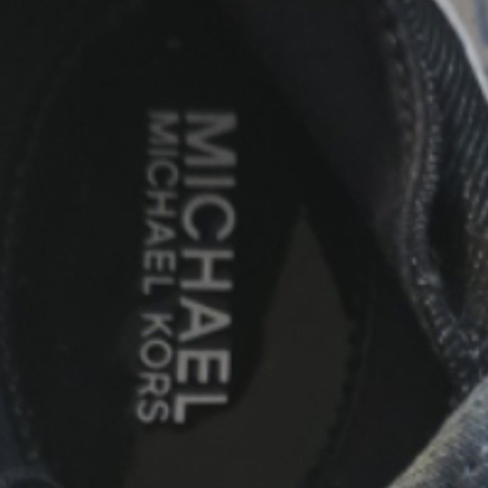 Michael Kors Black and Denim Sneakers - Picture 2 of 4